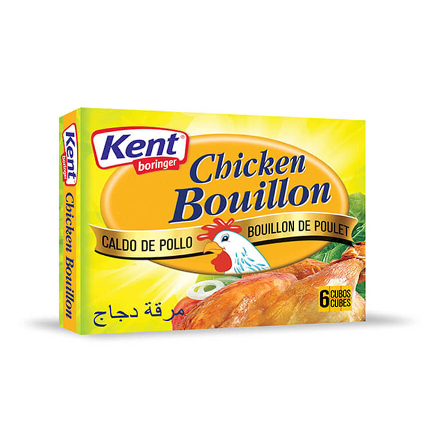 Kent Cube Chicken Stock 6's 60 gm