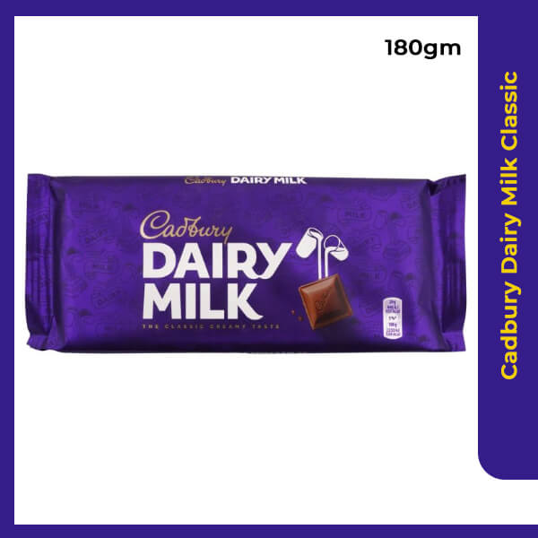 Cadbury Dairy Milk Classic,180gm