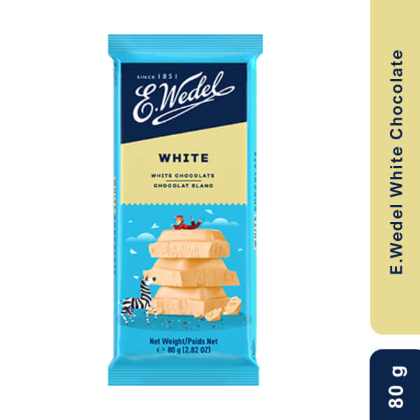 E.Wedel White Chocolate, 80g