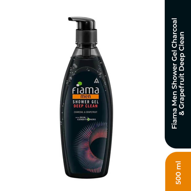 Fiama Men Shower Gel Charcoal & Grapefruit Deep Clean, 500ml