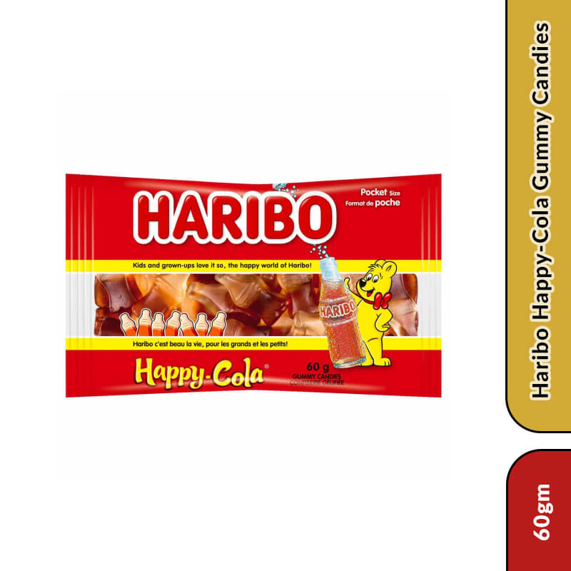 Haribo Happy-Cola Gummy Candies, 60g