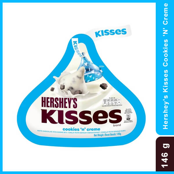 Hershey's Kisses Cookies and Creme, 146g | prathamtradeline.com