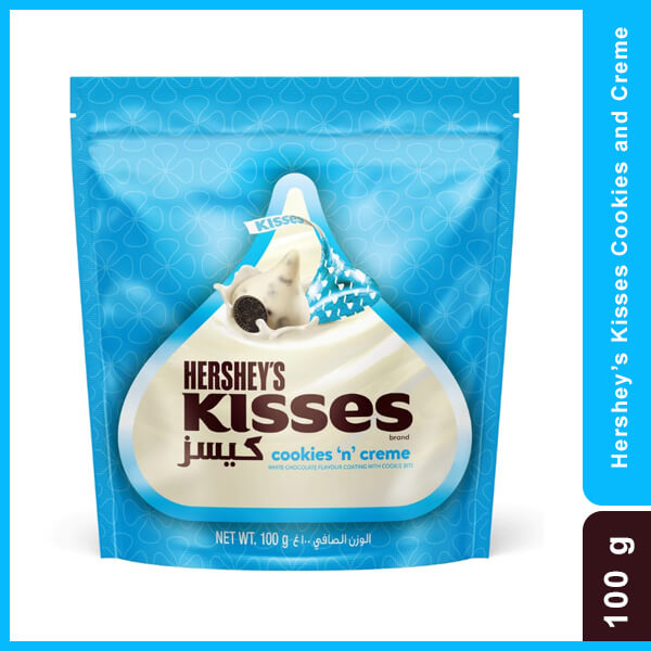 Hershey's Kisses Cookies and Creme, 100g