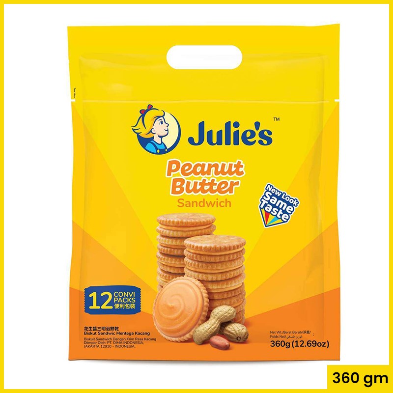 Julies Peanut Butter Sandwich 360 gm 