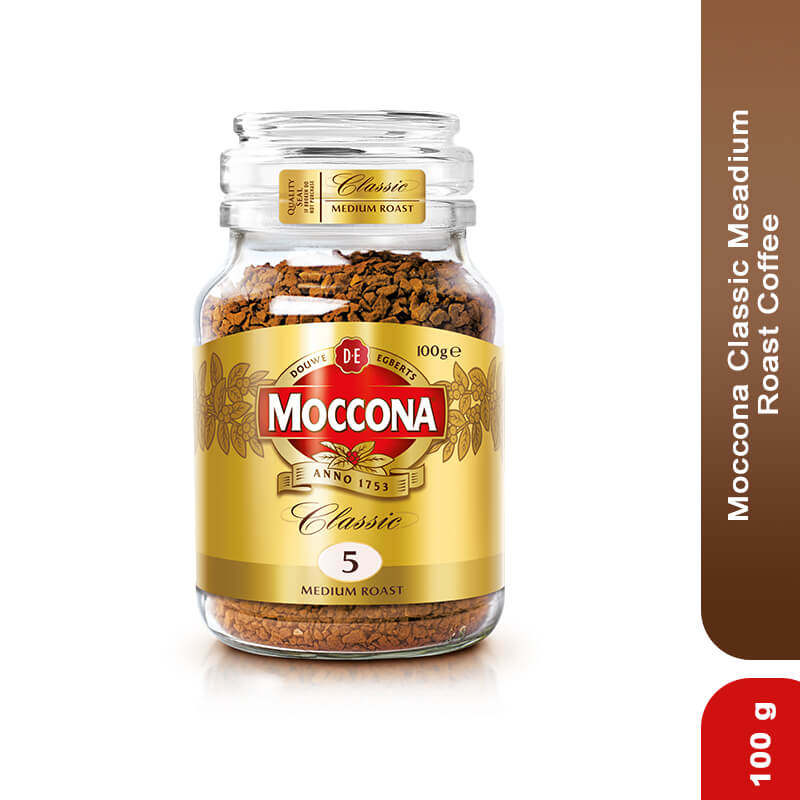 Moccona Classic Medium Roast Freeze-Dried Coffee, 100gm
