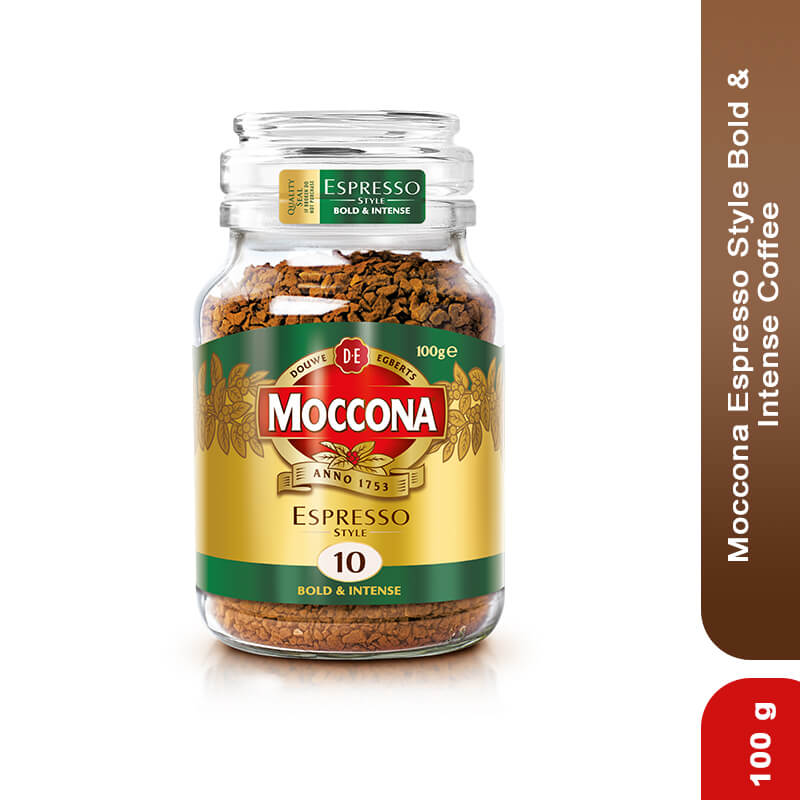 Moccona Espresso Style Bold & Intense Freeze-Dried Coffee, 100gm