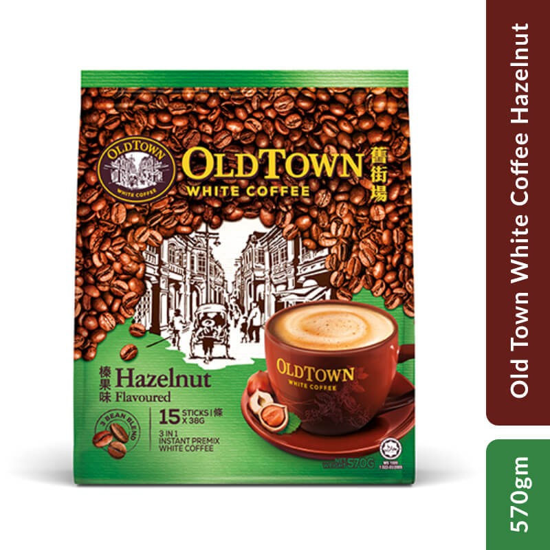 Old Town White Coffee Hazelnut, 570gm
