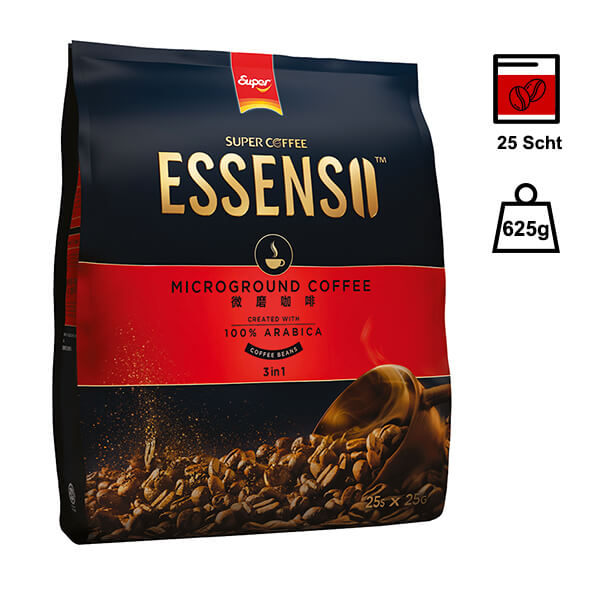 Super Essenso 3 in 1 microground Coffee 625 g, 25g x 25 schts