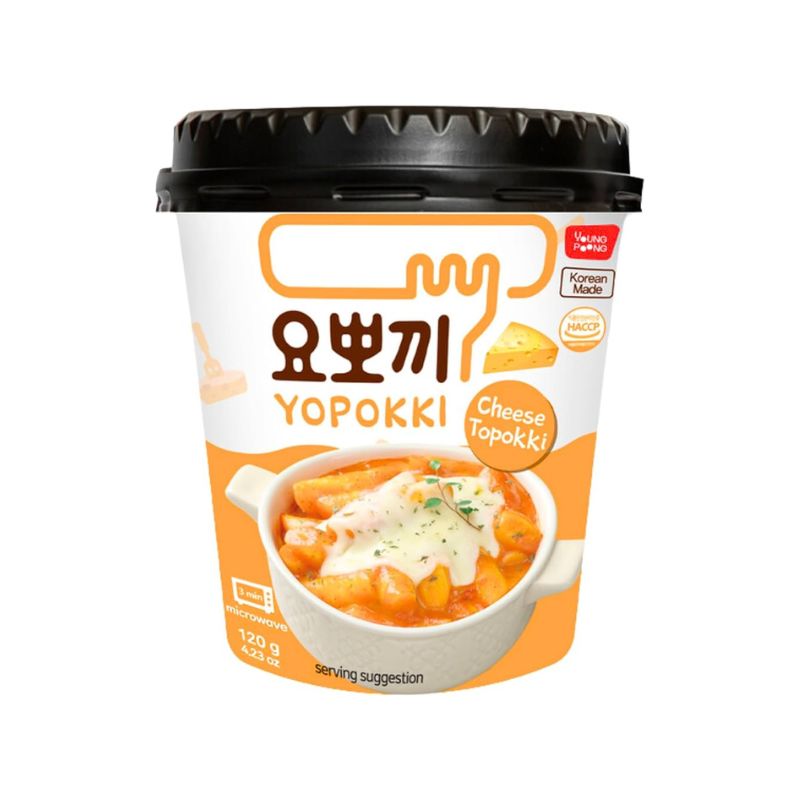 Yopokki Cheese Topokki Cup, 120gm